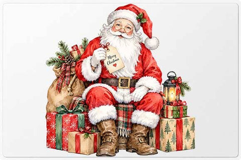 Santa Claus with Christmas Gifts SVG BillahCrafts 