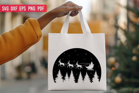 Santa Claus with Reindeer | Christmas SVG file SVG Irina Ostapenko 