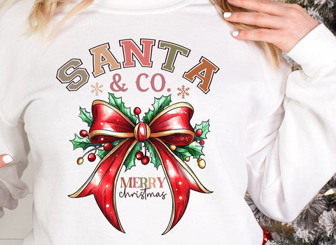 Santa & Co. Merry Christmas T shirt Design SVG CraftingStudio 