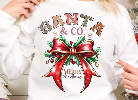 Santa & Co. Merry Christmas T shirt Design SVG CraftingStudio 
