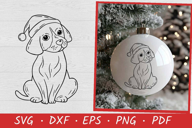 Santa Dog SVG File | Christmas SVG SVG Irina Ostapenko 