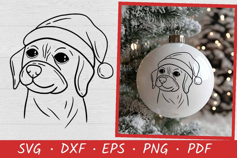 Santa Dog SVG File | Christmas SVG SVG Irina Ostapenko 