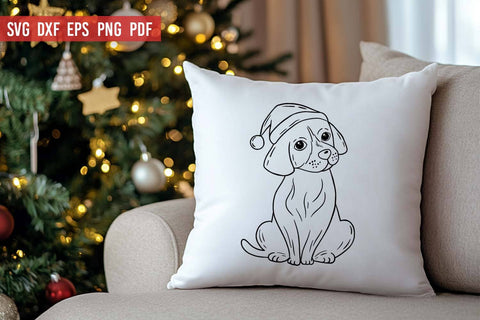 Santa Dog SVG File | Christmas SVG SVG Irina Ostapenko 
