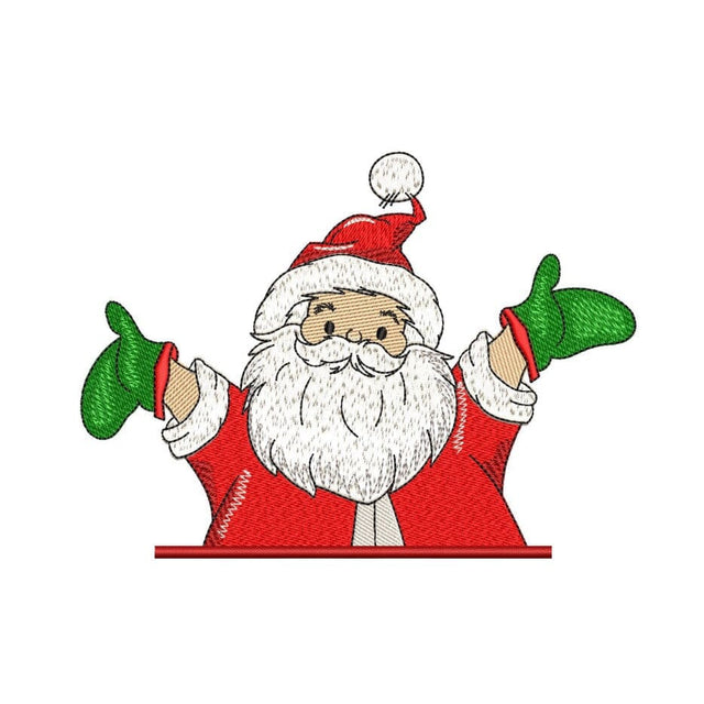 Santa Embroidery Design, Christmas Embroidry File, 3 sizes, Instant Download Embroidery/Applique DESIGNS Nino Nadaraia 