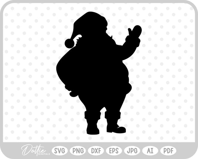 Santa Father Christmas SVG DottieDigitals 
