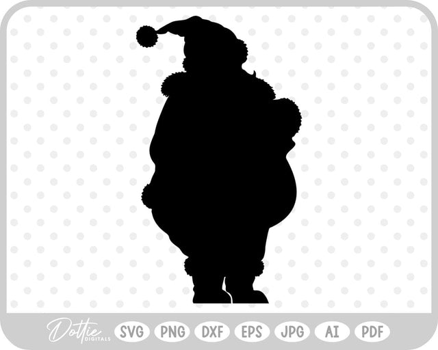 Santa Father Christmas SVG DottieDigitals 