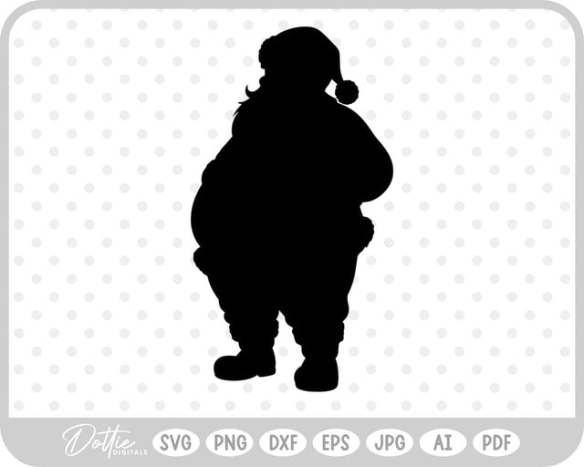 Santa Father Christmas SVG DottieDigitals 