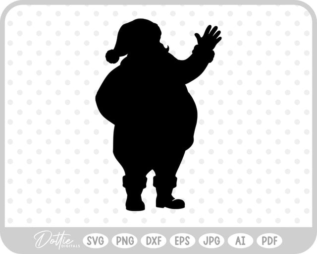 Santa Father Christmas SVG DottieDigitals 