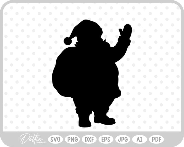 Santa Father Christmas SVG DottieDigitals 
