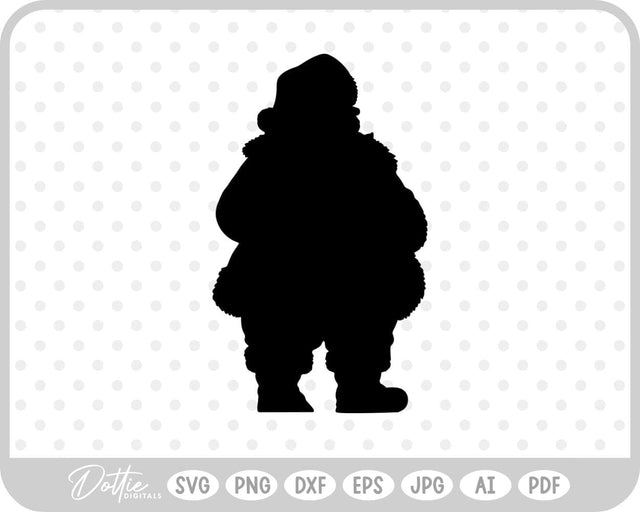 Santa Father Christmas SVG DottieDigitals 