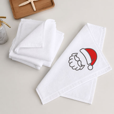 Santa Hat and Beard Machine Embroidery Design – Christmas Santa Face Embroidery File Embroidery/Applique DESIGNS PatternFeed8 
