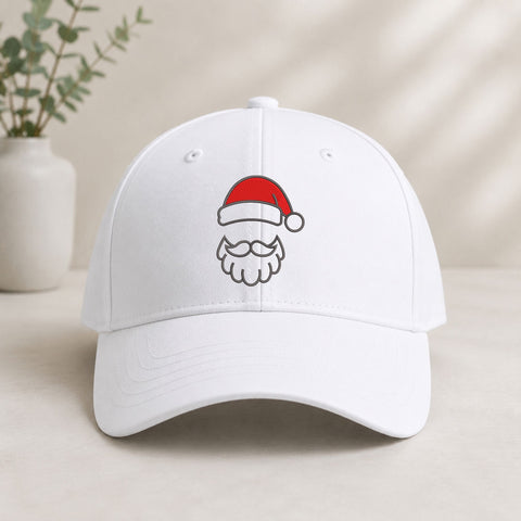 Santa Hat and Beard Machine Embroidery Design – Christmas Santa Face Embroidery File Embroidery/Applique DESIGNS PatternFeed8 