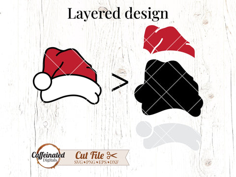 Santa Hat Bundle SVG Caffeinated SVGs 