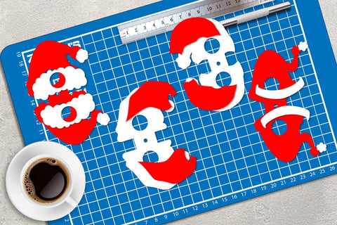 Santa Hat Lollipop Holders | Christmas Lollipop Holders 3D Paper zafrans studio 