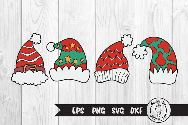 Santa Hat Svg, Christmas Hat Svg, Elf Hat Svg SVG dadan_pm 