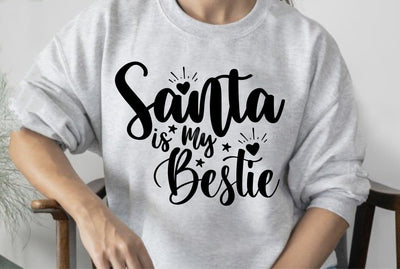 Santa is My Bestie SVG orpitasn 
