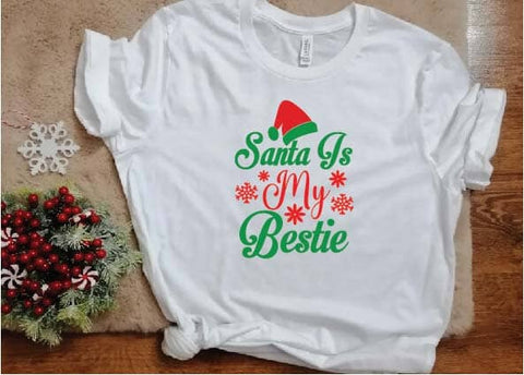 Santa is My Bestie svg SVG designer krishna 