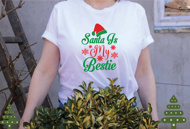 Santa is My Bestie svg SVG designer krishna 