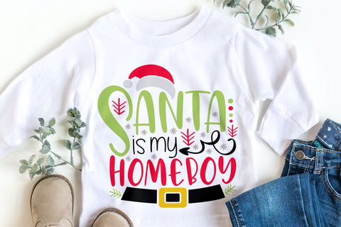 Santa Is My Homeboy| Christmas Santa SVG Cutting Files. SVG CosmosFineArt 