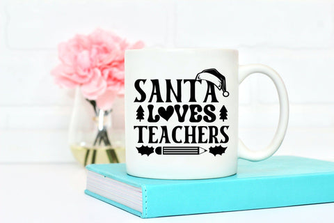 Santa Loves Teachers | Christmas SVG SVG CraftLabSVG 