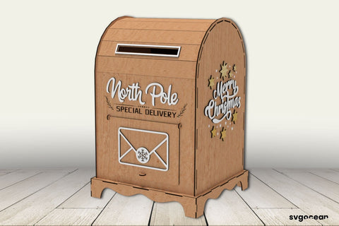 Santa Mailbox Laser Cut SVG SvgOcean 