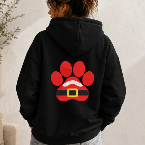 Santa Paw Print Embroidery Design – Christmas Dog Paw Machine Embroidery File, Santa Claus Pet Paw Holiday Design Embroidery/Applique DESIGNS PatternFeed8 