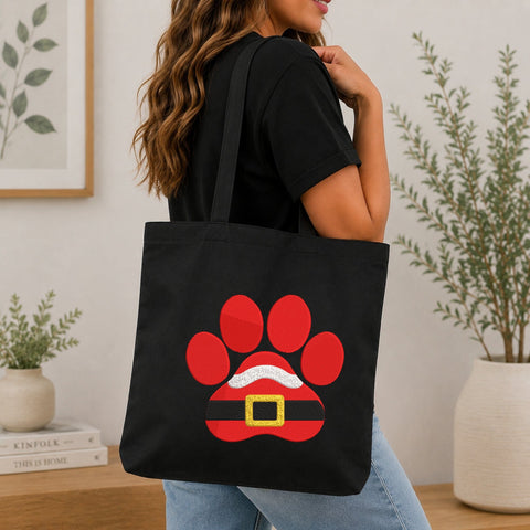 Santa Paw Print Embroidery Design – Christmas Dog Paw Machine Embroidery File, Santa Claus Pet Paw Holiday Design Embroidery/Applique DESIGNS PatternFeed8 