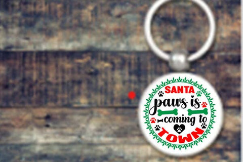Santa paws is coming to town SVG Angelina750 