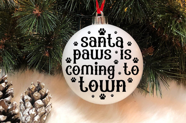Santa paws is coming to town SVG Design SVG Designangry 