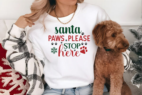 Santa paws please stop here SVG Angelina750 