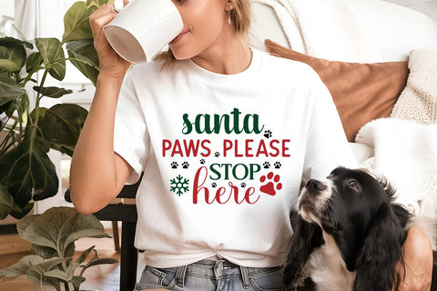 Santa paws please stop here SVG Angelina750 