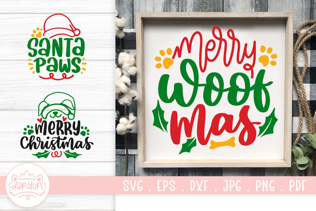 Santa Paws Quotes SVG Cut File SVG dapiyupi store 