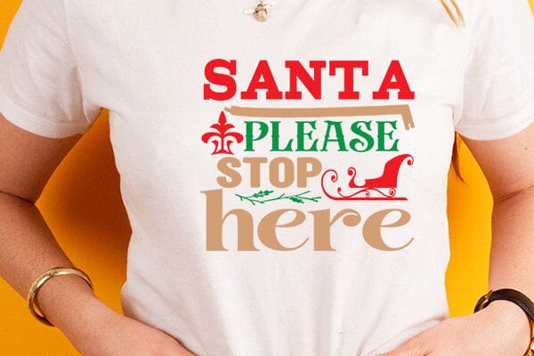 Santa please stop here SVG Angelina750 
