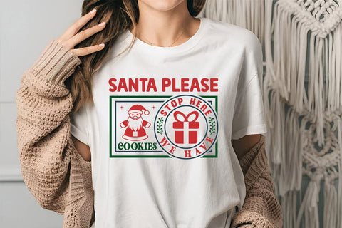 Santa Please Stop Here We Have Cookies SVG Angelina750 