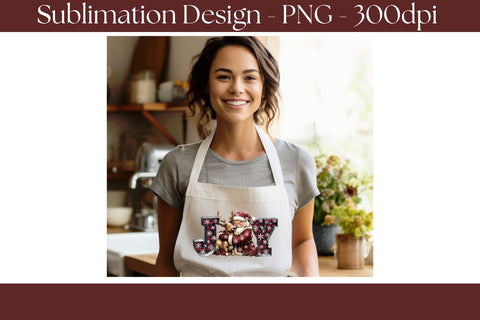 Santa & Reindeer Joy Sublimation PNG, Rustic Buffalo Plaid Christmas Design Sublimation Keepsake Treasures Designs LLC. 