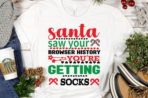 santa saw your browser history you're getting socks SVG Angelina750 