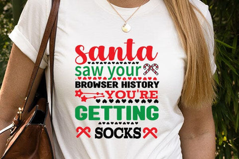 santa saw your browser history you're getting socks SVG Angelina750 