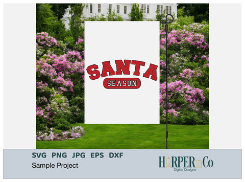 Santa Season SVG PNG Cut EPS File SVG HarperNCo 