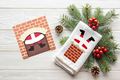 Santa Stuck in Chimney SVG File Duo SVG Risa Rocks It 