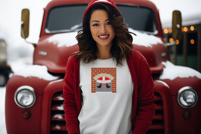 Santa Stuck in the Fireplace Embroidery Embroidery/Applique DESIGNS Risa Rocks It 