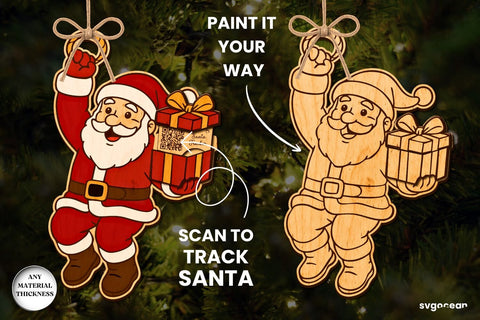 Santa Trackers Ornament Bundle SVG SvgOcean 