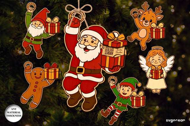 Santa Trackers Ornament Bundle SVG SvgOcean 