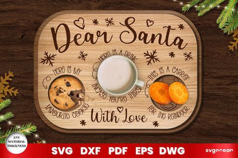 Santa Tray Laser Cut Bundle SVG SvgOcean 