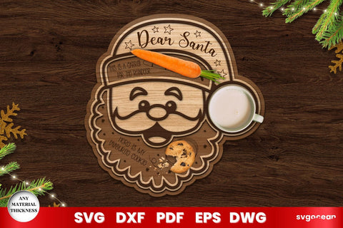 Santa Tray Laser Cut Bundle SVG SvgOcean 