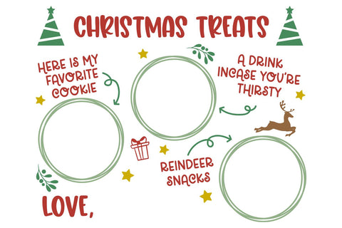 Santa Tray SVG | Christmas Treats SVG | Christmas SVG SVG B Renee Design 