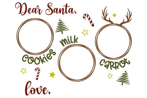 Santa Tray SVG | Dear Santa SVG | Christmas SVG SVG B Renee Design 