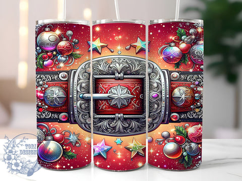 Santa Tumbler Wrap, Red Glitter Tumbler, Christmas Drinkware, 20oz Sublimation Design, Holiday Cup Wrap, Festive Santa Mug, Glitter Christmas Tumbler Sublimation ToriDesigns 