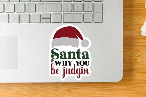 Santa why you be judgin SVG Angelina750 