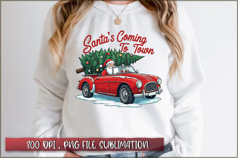 Santa's coming to town Sublimation Sublimation Shetara Begum 