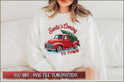 Santa's coming to town Sublimation Sublimation Shetara Begum 